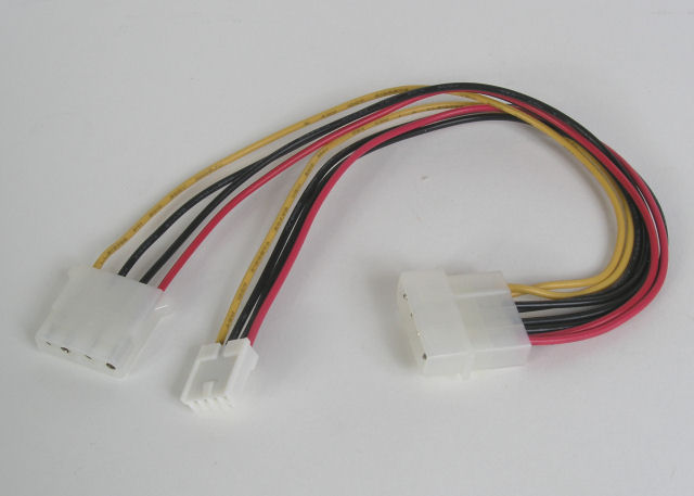 IDE to Floppy and IDE 'Y' Cable Adapter
